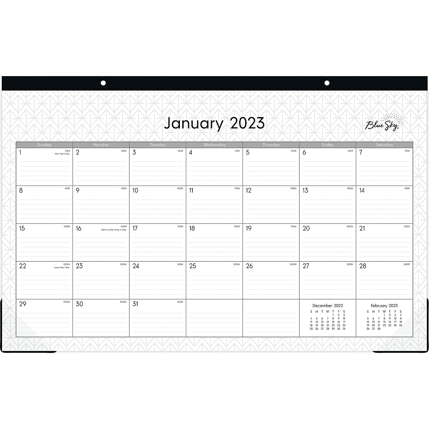 2023 Blue Sky Enterprise 11 X 17 Monthly Desk Pad Calendar White Gray 2023 Blue Sky Enterprise 11 X 17 Monthly Desk Pad Calendar White Gray