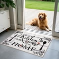 thumbnail image 5 of MeyJey Farmhouse Kitchen Rug Set, 3 Piece Non-Slip Kitchen Mat Machine Washable Runner Rug for Home Floor and Living Room, Off-White, 5 of 14