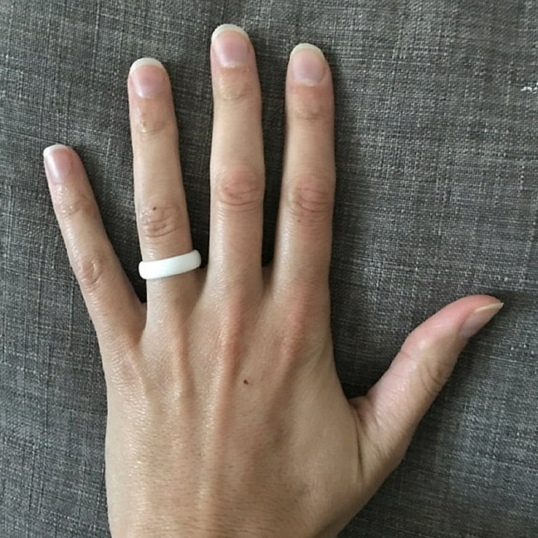 AERA Rings Womens Silicone Wedding Ring Band Flexfit Ladies Activewear