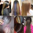thumbnail image 5 of Kit de mechones de espumillón para el cabello 9 colores Destacados Extensiones de cabello lacio sintético colorido 18 "Piezas de cabello brillantes brillantes Fiesta Multicolor Clip en piezas de cabello para mujeres Niñas Regalo para niños (9 colores 9 piezas) kryc Kuyhfg Bienvenido a Kuyhfg, 5 of 5