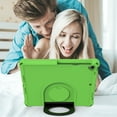 thumbnail image 4 of Allytech iPad 10.2" Case 9th Generation 2021, iPad 8th/7th Generation 2020/2019 Case for Kids Children, Shockproof Handle Stand Kids Friendly Pen Holder Case for iPad 10.2"/Air 3/Pro 10.5", Green, 4 of 5