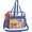 Blue, variant on Clear Bag for Stadium Events Founctional 12x6x12 Stadium Approved Clear Tote Bag with Adjustable & Detachable Strap