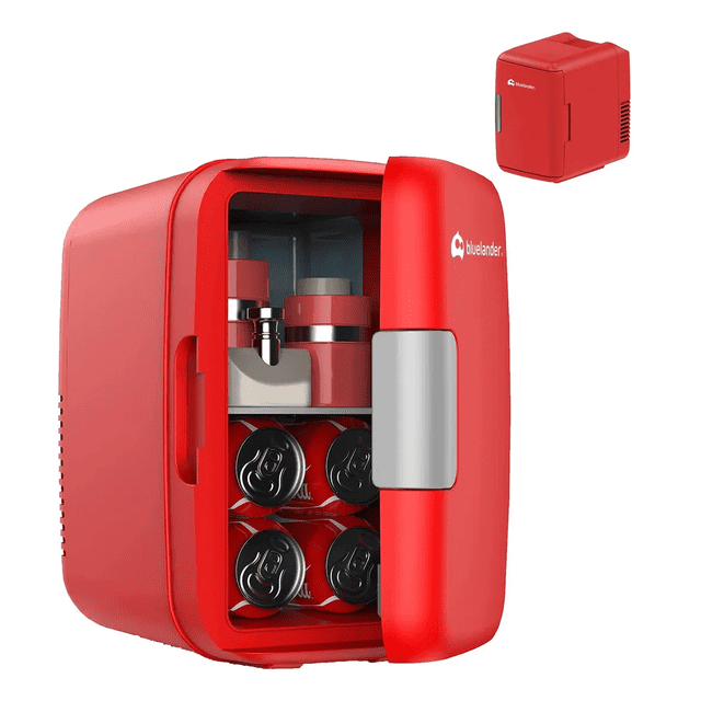 Mini Refrigerador Frigobar 4l 6 Latas Casa Auto Oficina Xtellar Rojo