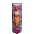 thumbnail image 7 of Barbie Mermaid Doll with Pink Fantasy Hair, Soft Orange Tail and Headband Accessory, 7 of 7