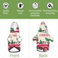 thumbnail image 6 of Bingfone Merry Christmas 1 Dog Clothes Hoodie, Pet Winter Coat,Puppy Sweatshirts For Small Dogs Boy Girl,Suitable For All Breeds-Small, 6 of 9