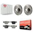 thumbnail image 1 of Transit Auto Front Disc Brake Rotors and Semi-Metallic Pads Kit for Car BMW 530i 540i K8F-100373, 1 of 11