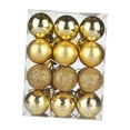 thumbnail image 2 of 24 Uds bolas de Navidad adornos navideños decoración del hogar decoraciones navideñas Adornos de de Navidad para año Nuevo hogar de Acción de Dorado, 2 of 8