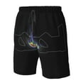 thumbnail image 5 of Eye Rock Tool Men's Beach Shorts Swim Trunks Casual Quick Dry Board Shorts Swimwear with Mesh Lined and Pockets, 5 of 8