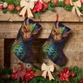 thumbnail image 6 of Lsque Whimsical Dragon Color Cool Pattern 18 Inch Christmas Stockings, Festive Holiday Stocking for Christmas Decorations Holiday Decor, 6 of 8