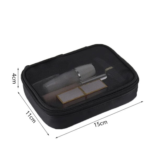 Bolsa de almacenamiento de cosméticos de gran capacidad, bolsa de aseo de viaje portátil, transparente, impermeable, caja para el cuidado de la piel
