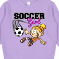 thumbnail image 3 of Inktastic Soccer Girl Toddler Sweatshirt, 3 of 4