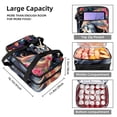 thumbnail image 3 of Unicorn Double Layered Insulated Refrigerated Large Capacity Handheld Lunch Bag with Two Compartments - 7.1x11.4x16.1 Inches, 3 of 6