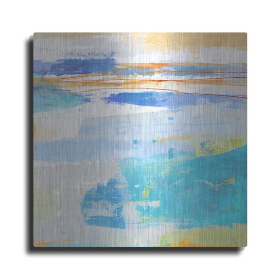 Luxe Metal Art 'Nantucket' by Suzanne Nicoll, Metal Wall Art, 36"x36"