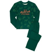 Boy's 2-Piece Animal-Themed Pajama Set