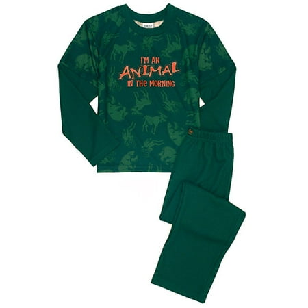 Boy's 2-Piece Animal-Themed Pajama Set
