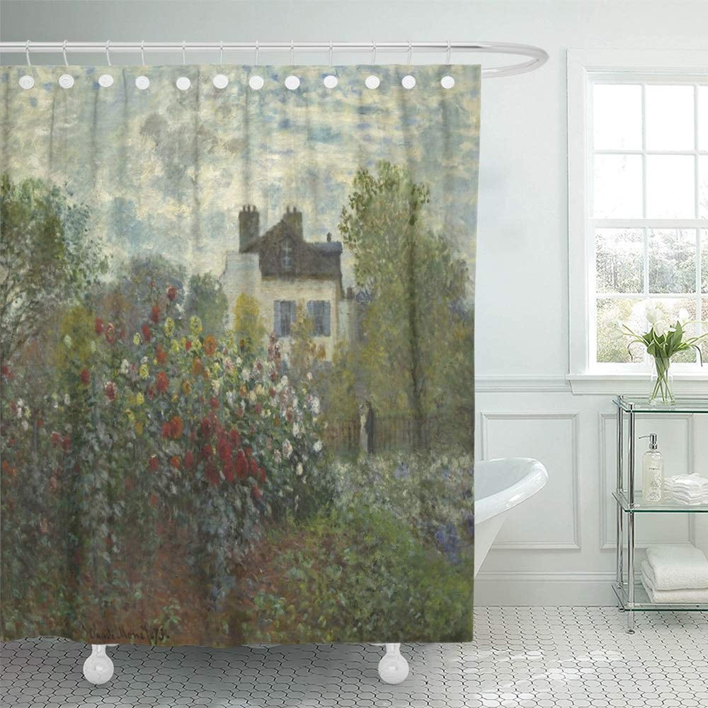 PKNMT the Artist's Garden in Argenteuil By Claude 1873 French