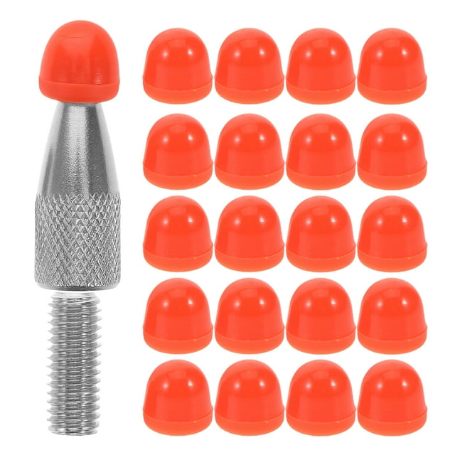 Miangastore 48 Pcs Embouts de Tige pour Kit de Retrait des Bosses pour Réparation des Bosses Alliage Rouge pour Réparation du Corps