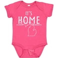 thumbnail image 3 of Inktastic It's Home- State  of Michigan Outline Distressed Text Boys or Girls Baby Bodysuit, 3 of 5