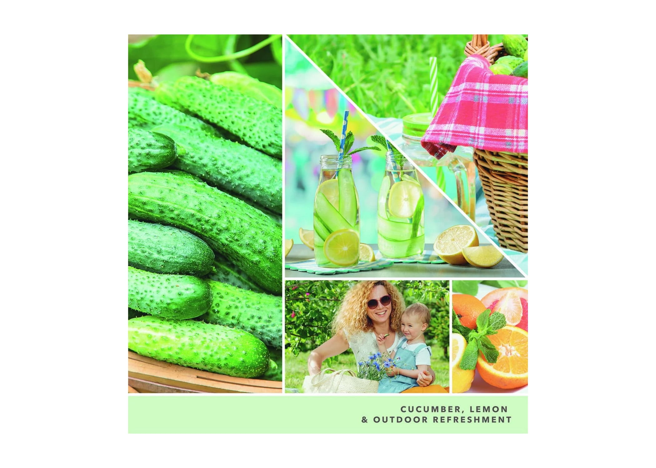 Yankee Candle Cucumber Mint Cooler 6-pc Fragranced Wax Melts 2.6 Oz (Pack Of 3)