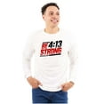 thumbnail image 3 of Verse Philippians 4:13 Be Strong Long Sleeve TShirt Men Women Brisco Brands L, 3 of 6