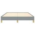 thumbnail image 3 of vidaXL Bed Frame Light Grey 152x203 cm Queen Fabric, 3 of 6
