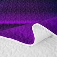 thumbnail image 5 of Erosebridal Purple Gradient Lines Bed Spread Queen for Boys Men, Fashion Streak Print Queen Coverlet Set, 3-Piece, 5 of 7