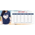 thumbnail image 6 of DEXIO Plus Size Baseball Shirts Women Baseball Mom Tshirt Cute Heart Graphic Softball Tee Game Day Gifts Funny Short Sleeve Tops, 6 of 7