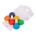 thumbnail image 4 of 6 uds bolas de arcoíris juguetes Montessori percepción del Color desarrollo sensorial bola de madera juguete educativo para contar para niños pequeños, 4 of 9