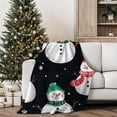 thumbnail image 4 of Christmas Blankets Soft Prints Fleece Throw Blanket for Winter Bedding Home Living Room Sofa Couch and Gift Throw Blanket Farmhouse Holiday Decor, 4 of 7