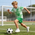 thumbnail image 4 of Virmaxy Tie Dye Soccer Jersey and Shorts Quick-Dry Breathable Short Sleeve Athletic Uniform for Training Match and Outdoor Activities for 3-13Y, 4 of 8