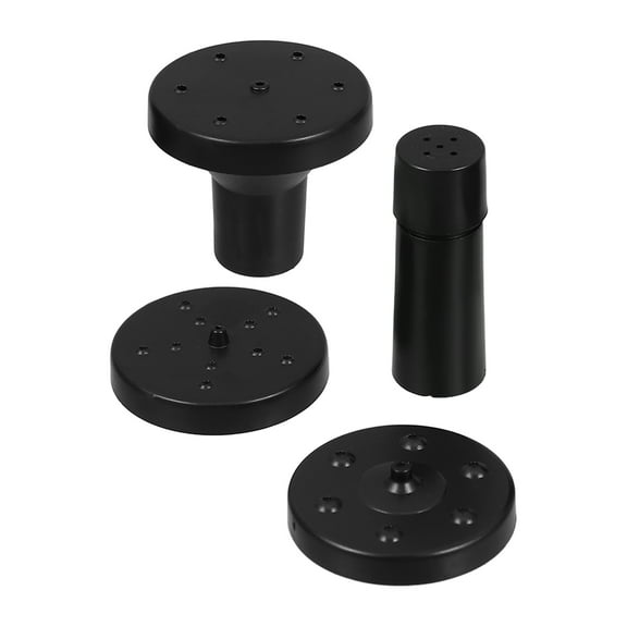 1 Set Solar Fountain Accessories with 6 Nozzles Solar Fountain Pump and Solar Water Fountain Nozzles for Bird Baths