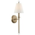 thumbnail image 3 of RIV-382-AG Crystorama Lighting Riverdale 1-Light Wall Sconce in Traditional Style including 2 Stem Styles - 6 Inches Wide by 14.5 Inches High-Aged, 3 of 10