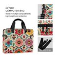 thumbnail image 4 of FORMRS 16" Laptop Bag Carrying Sleeve Case with Handle Travel Shoulder Briefcase, Colorful Flowers, 4 of 8
