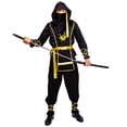 thumbnail image 1 of Men's Golden Dragon Ninja Costume, 1 of 4