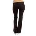 thumbnail image 3 of Vivian's Fashions Yoga Pants - Extra Long, Misses Size (Brown, 6X), 3 of 3