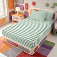 thumbnail image 2 of Erosebridal Minimalist Striped Zipper Queen Comforter Set with Fitted Sheet and 2 Pillowcases,Geometric Lines Pattern Zipper Bedding Set,Reversible,4 Pieces, 2 of 7
