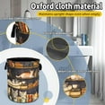 thumbnail image 3 of Cute Cat Laundry Basket Pet Animal Foldable Waterproof Oxford Cloth Funny Tote Bag Laundry Hamper Clothes Storage Bucket Toy Organizer For Bathroom/Laundry Storage/Bedroom, 3 of 9