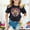 Black, variant on Cute Shirts for Girls Crew Neck Short Sleeve T Shirts Casual Girls 100 Days Of School Shirt Letter Print Holidays Tops T Shirts for Boys and Girls Orange,120（4-5 Years）