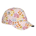 thumbnail image 2 of Wukai Colorful Floral Baseball Cap: Comfortable, Stylish, and Adjustable Hat for Sports, Daily Wear, and Outdoor Activities-One Size, 2 of 7