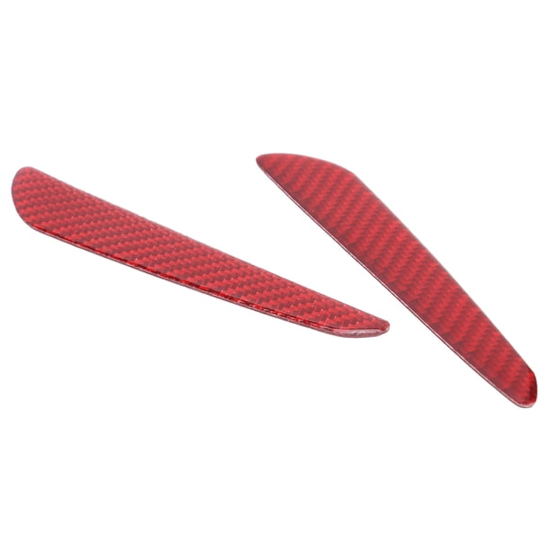 Embellecedor De Espejo Lateral, Tira De Espejo Retrovisor 2 Piezas Decoración Exterior Fibra De Carbono Real Elegante Universal Para Modificación De Coche Cergrey Car Exterior Decoration