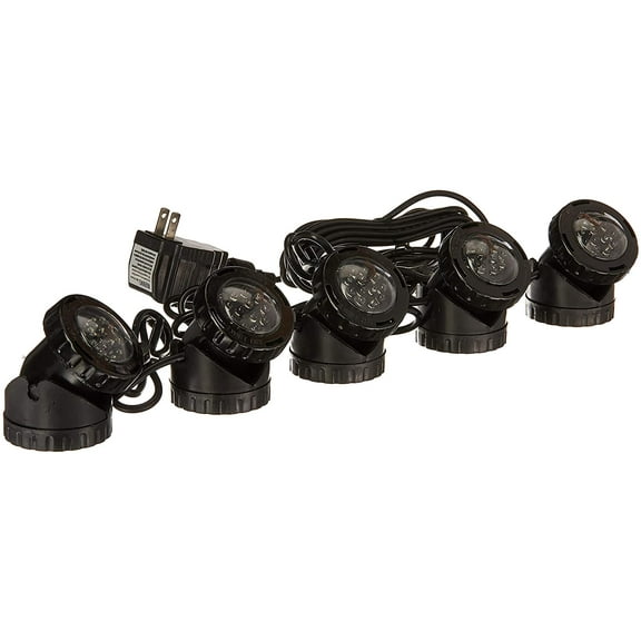 Jebao 12V Low Voltage Submersible LED Pond Light, Set of 5