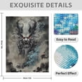 thumbnail image 3 of Diamond Art Kits for Adults - 5d Epic Mythical Dragon Illustration Diamond Painting for Adults, Diamond Art for Adults Beginners, Diamond Painting Kits for Adults for Home Wall Decor, 3 of 7