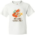 thumbnail image 3 of Inktastic My Gigi Loves Me Fox Gift Youth T-Shirt, 3 of 5
