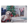 thumbnail image 1 of Christmas Plastic Placemat Dog With Gift - Set of 12, 1 of 4