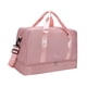 thumbnail image 2 of Bolsa de gimnasio para mujer, bolsa de viaje, bolsa de lona, bolso de mano portátil de tela Oxford, bolsa de equipaje, bolsa de mano liviana, bolsa de Rosa, 2 of 9