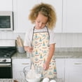 thumbnail image 4 of Beige Princess Unicorn Pattern Kids Aprons for Girls and Boys,Adjustable Neck Strap Toddler Aprons for Kids Cooking Baking, 4 of 7