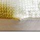 thumbnail image 3 of Funda de almohada lumbar decorativa HomeCentric dorada de 30 x 55 cm (12 x 22 pulgadas), con efecto patchwork de piel sintética, tejido de canasta, lino, rectangular, estilo moderno con estampado, 3 of 4