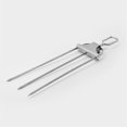 thumbnail image 2 of 3 Way Skewers,Metal Skewers for Grilling, 3- Barbecue Skewer,Metal Grill Skewer with Push Bar Slider, 2 of 5