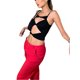 thumbnail image 3 of Camisola VISgogo con parte delantera torcida para mujer, sin mangas, con tiras finas y caladas VISgogo moda, 3 of 9