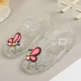 thumbnail image 2 of Zshosam Jelly Sandals Toddler Sandals for Toddler Girls,Toddler Shoes Baby Girls Cute Jelly Colors Hollow Out Non-slip Soft Sole Beach Roman Sandals Size 11,(White Little Kids 11), 2 of 6